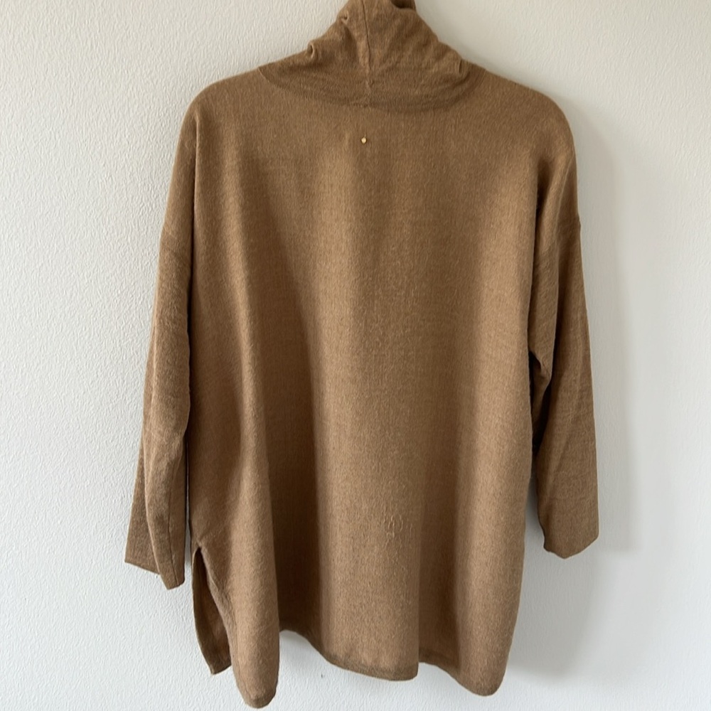 Cuyana Camel Cowl Neck Sweater - Picture 5 of 11